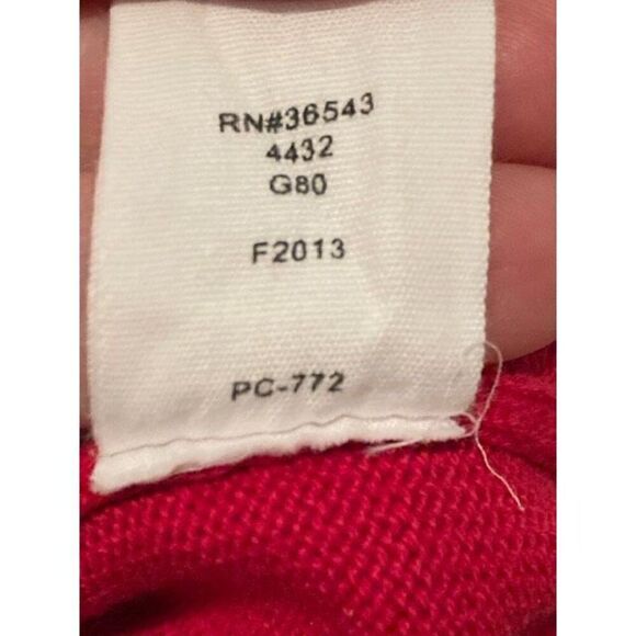 G.H. Bass & Co Men's Red Pullover Sweater Mock Neck Size XL EUC - Picture 12 of 12